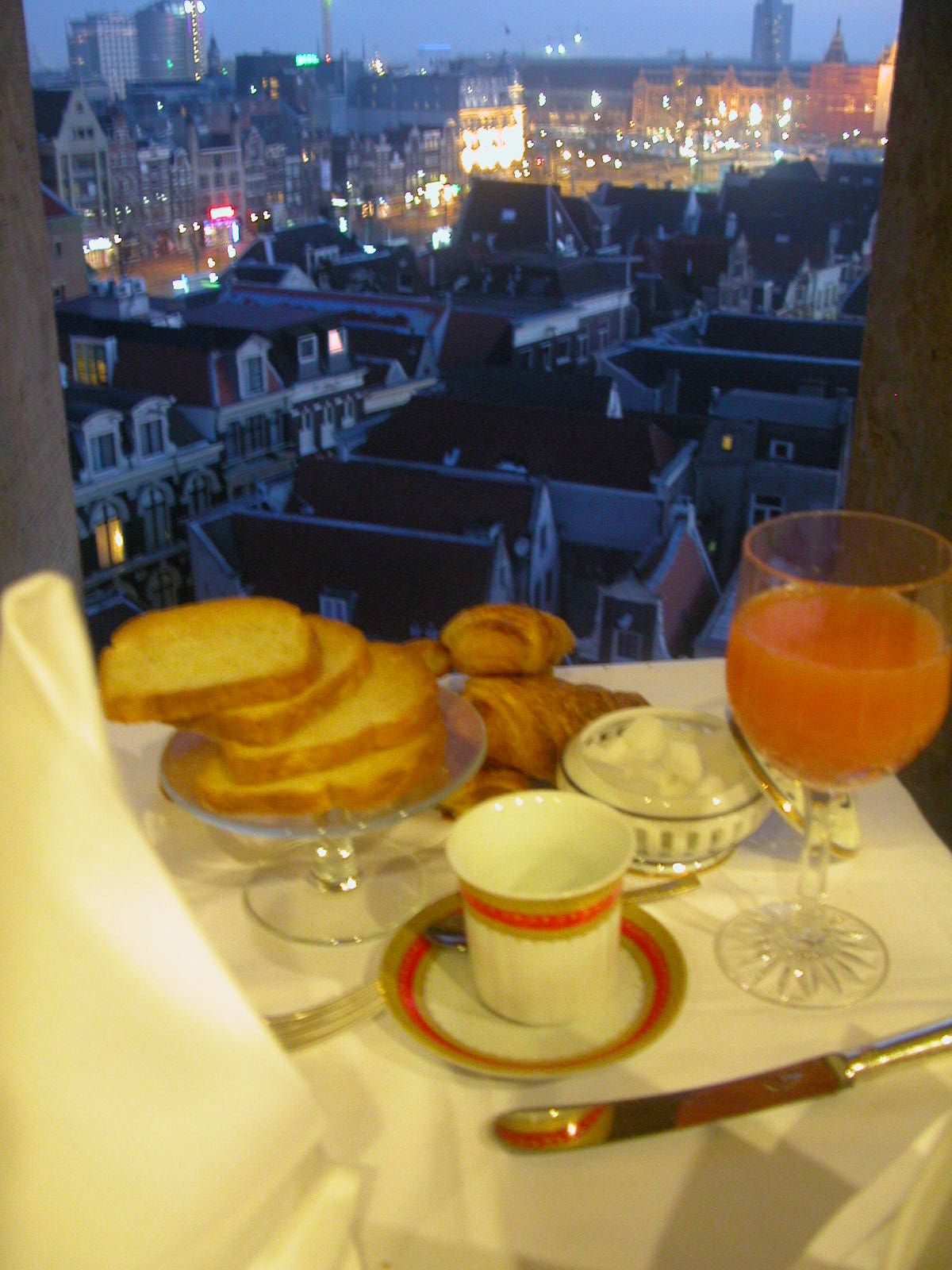 Diner op servies sfeer impressie