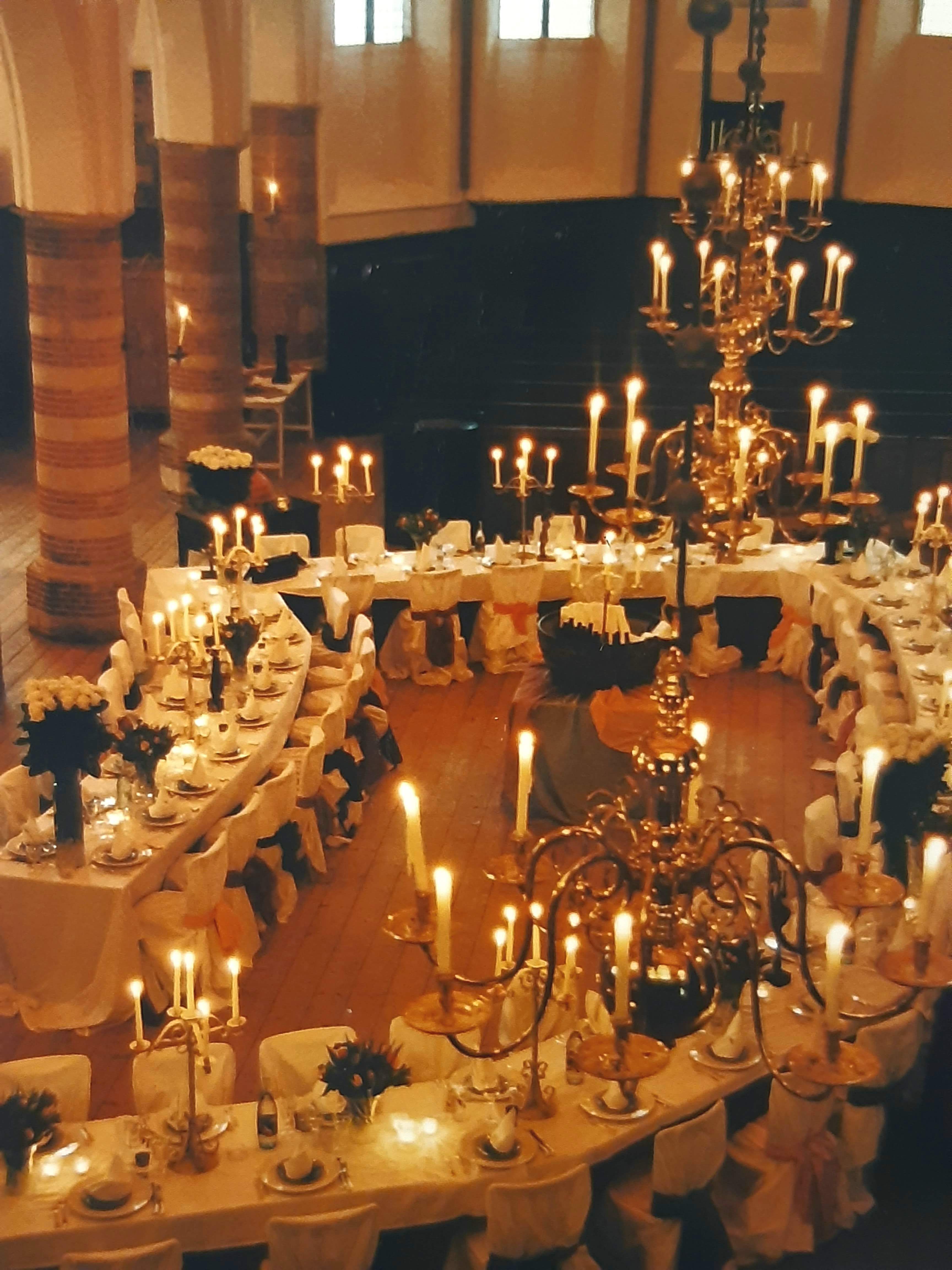 Diner op servies sfeer impressie