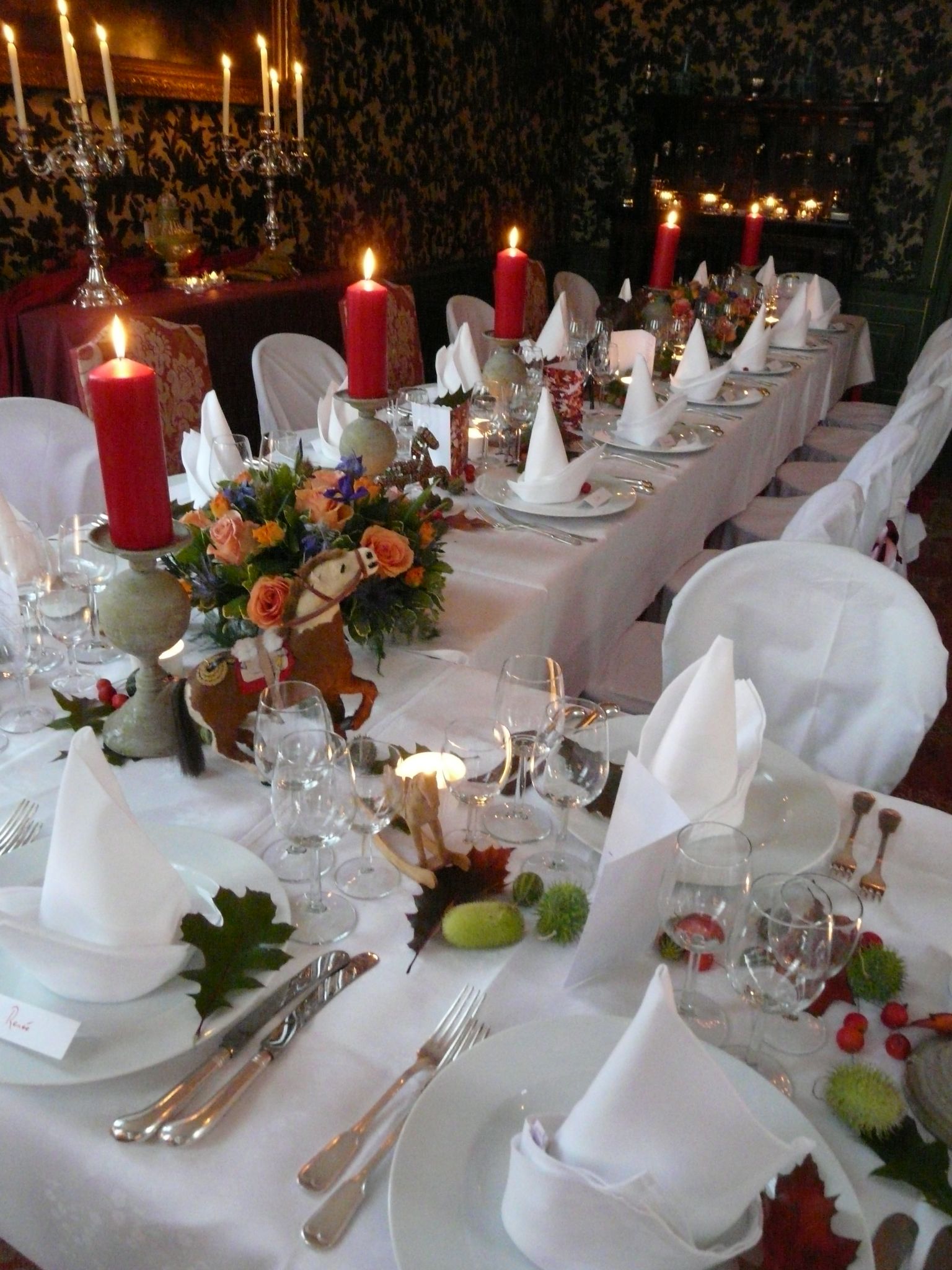 Diner op servies sfeer impressie